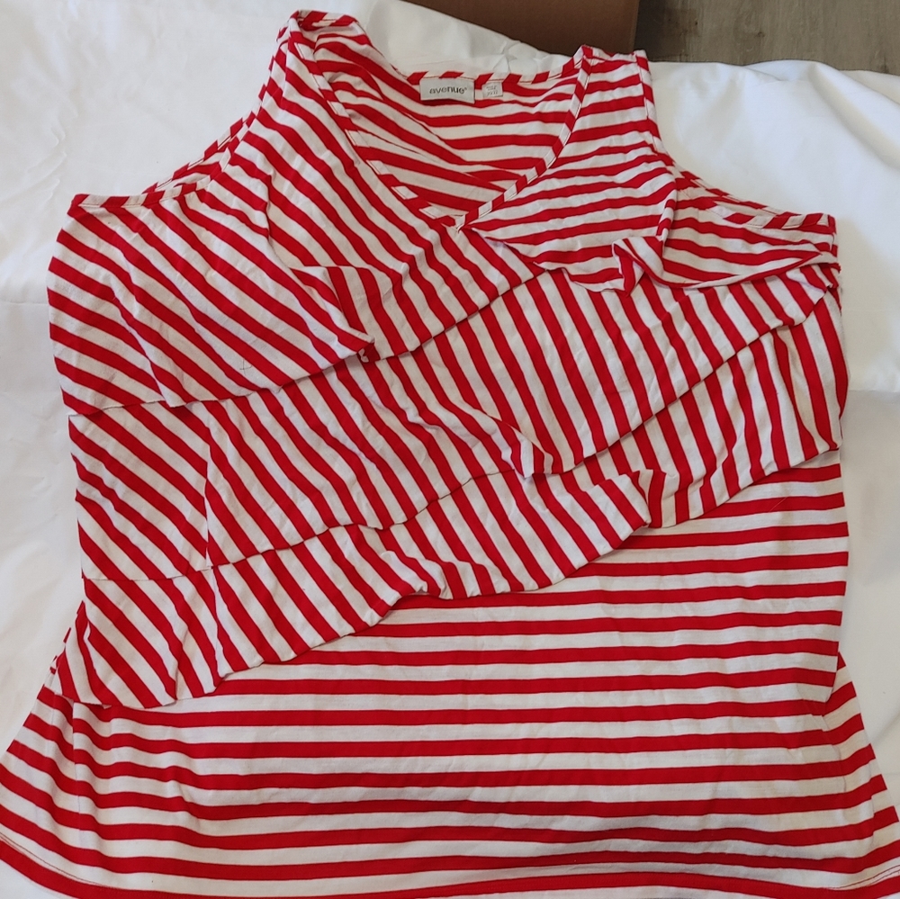 Sleeveless Flutter-Front Top - image 1